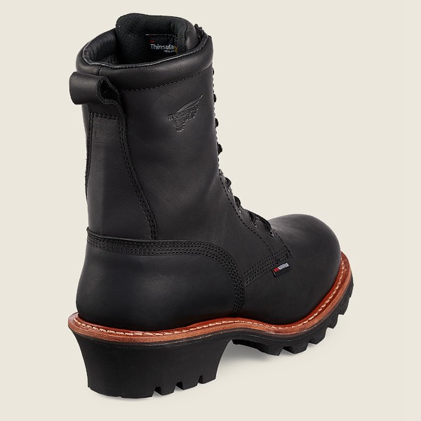 Red Wing Safety Boots Loggermax - 9-Inch Insulated Waterproof Toe - Svart - Herre 5406-ODGEY